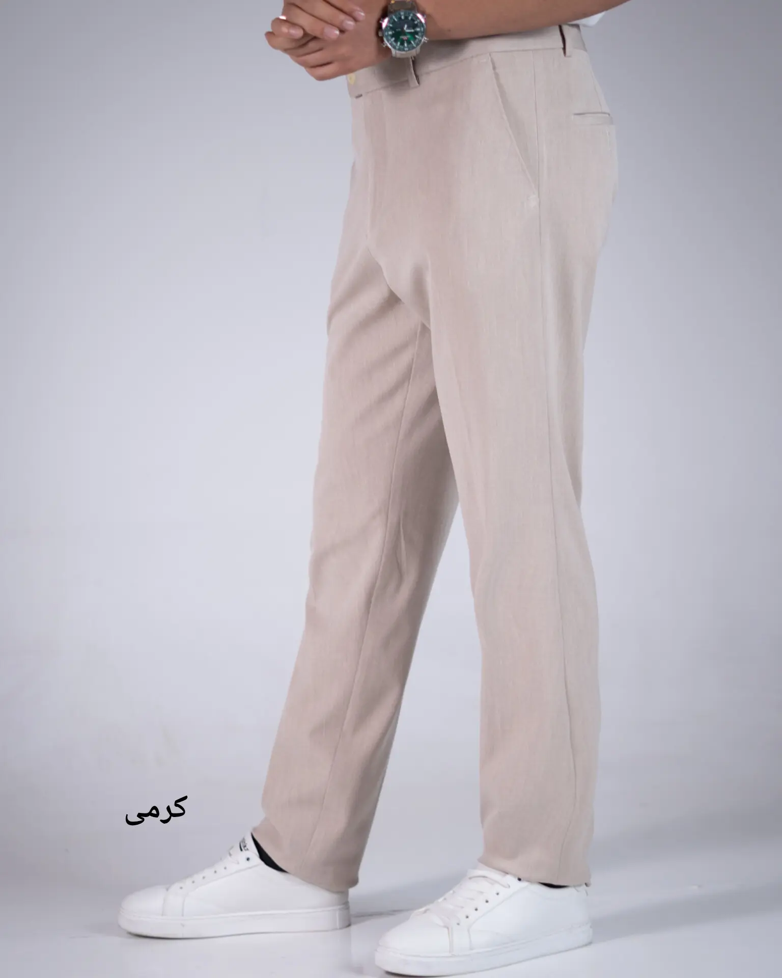 شلوار گاواردین راستهAT-کد5411